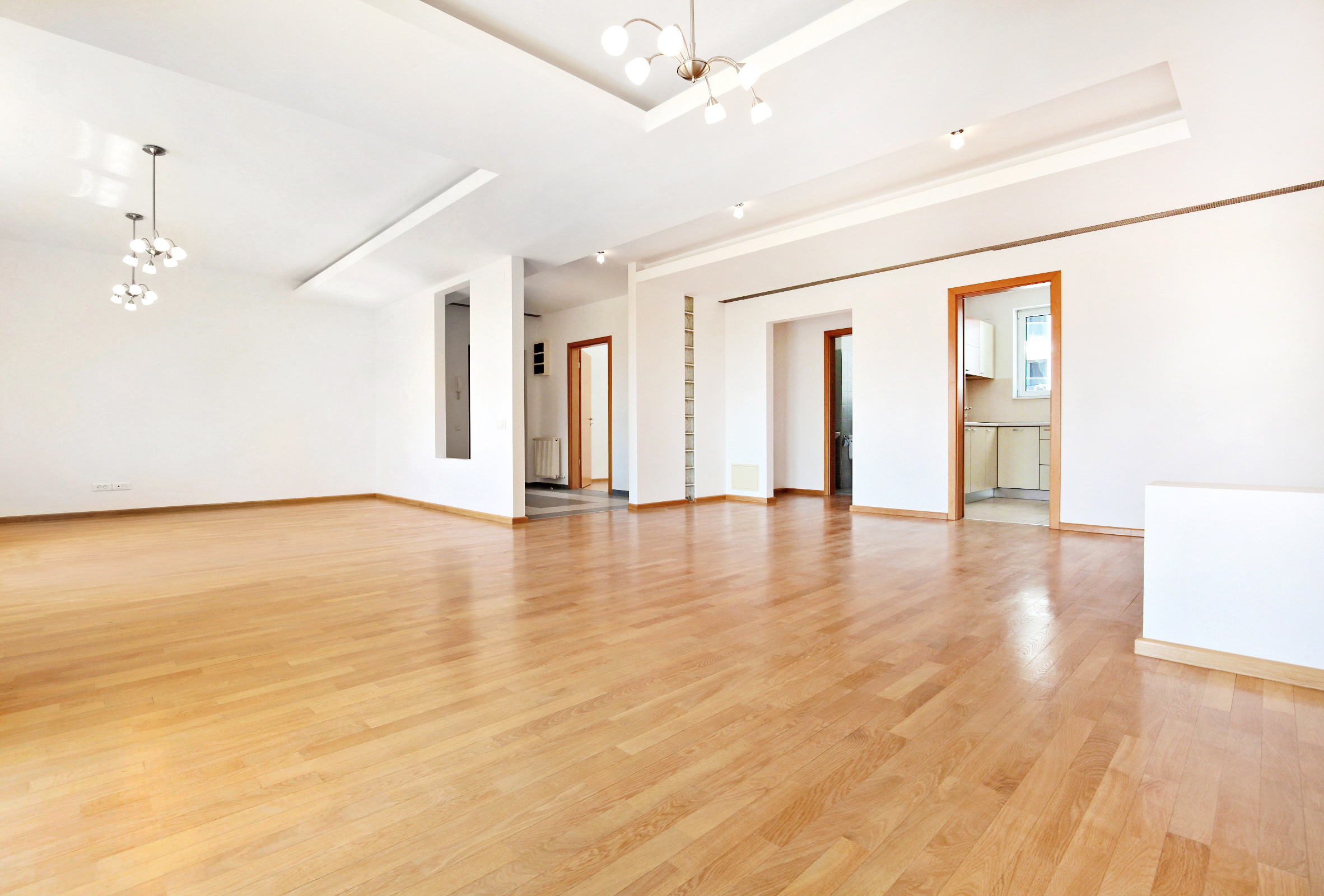 Un living luminos, cu o suprafata generoasa